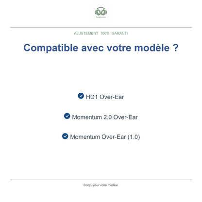 Oorkussens voor Sennheiser Momentum Over-Ear – Geschikt voor Momentum Over-Ear, Momentum 2.0 Over-Ear, HD1 Over-Ear — Compatible models
