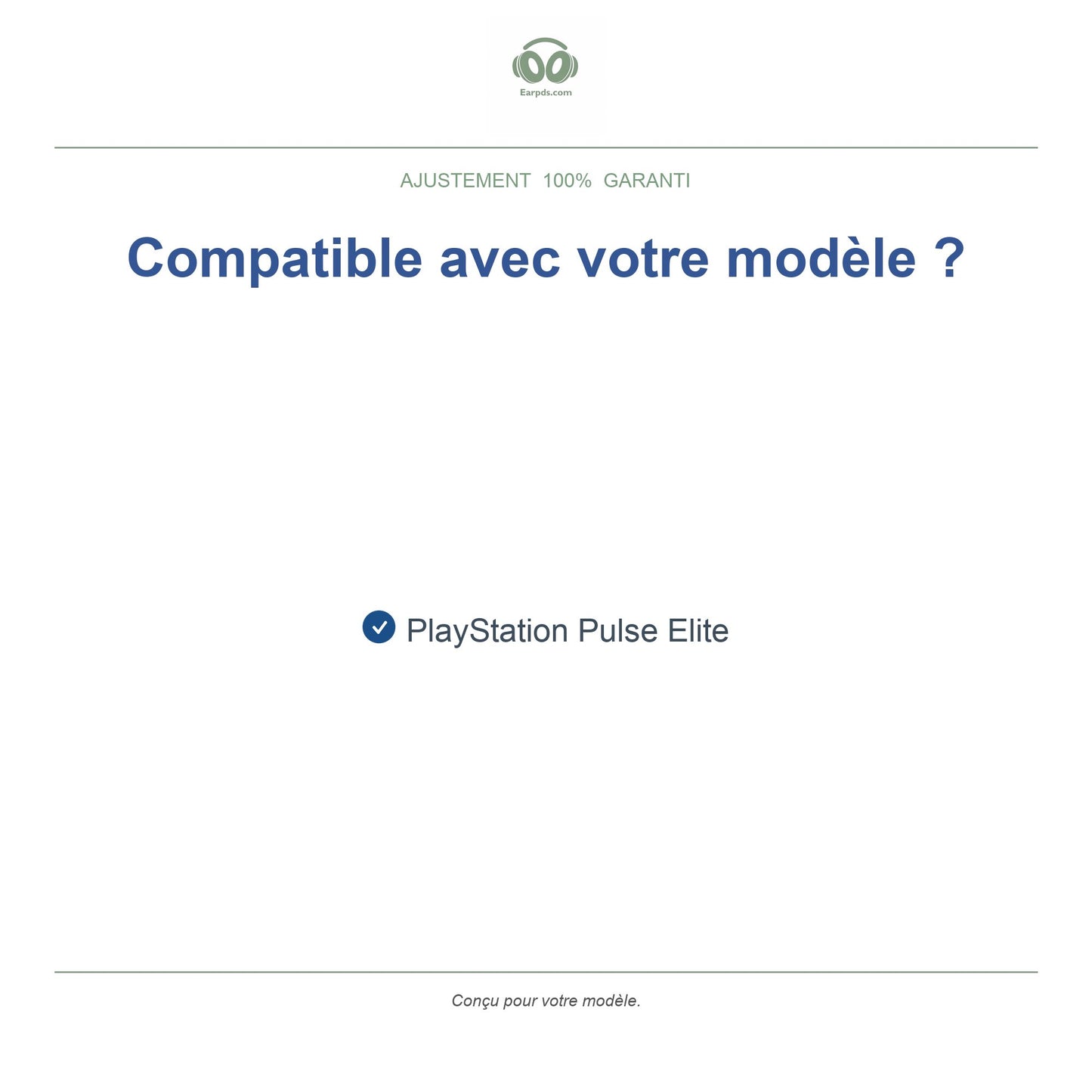 Oorkussens voor Sony PlayStation Pulse Elite – Geschikt voor PlayStation Pulse Elite — Compatible models
