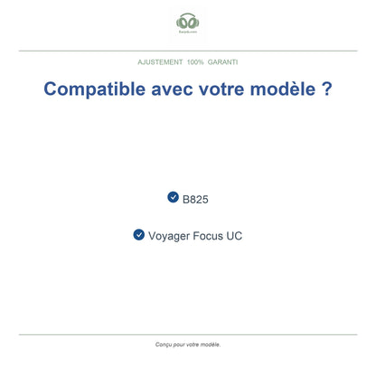 Oorkussens voor Poly Voyager Focus UC – Geschikt voor Voyager Focus UC, B825 — Compatible models