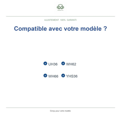 Coussinets pour Yealink WH62 / WH66 / UH36 / YHS36, modèles compatibles