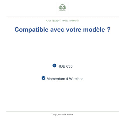 Oorkussens voor Sennheiser Momentum 4 Wireless – Geschikt voor Momentum 4 Wireless, HDB 630 — Compatible models