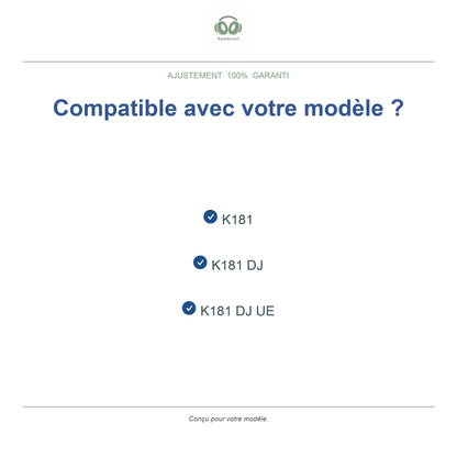 Coussinets pour AKG K181 / K181 DJ / K181 DJ UE, modèles compatibles