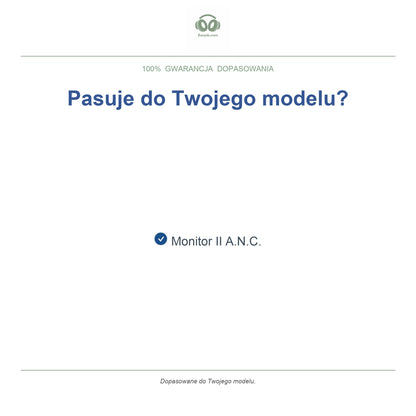 Wymienne gąbki do słuchawek Marshall Monitor II ANC, kompatybilne modele
