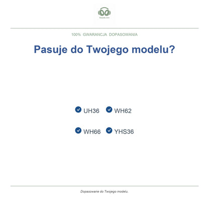 Gąbki do słuchawek Yealink WH62 / WH66 / UH36 / YHS36, kompatybilne modele