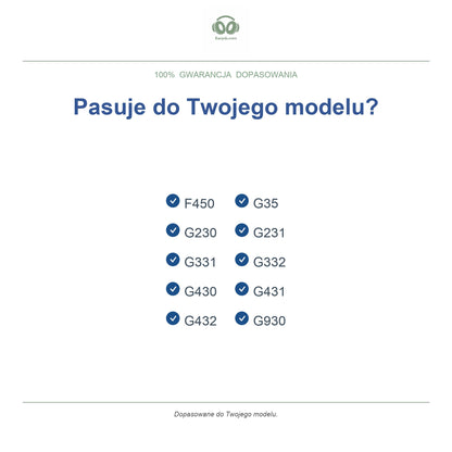 Wymienne gąbki do słuchawek Logitech G430 / G230 Series, kompatybilne modele