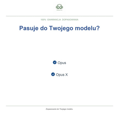Gąbki do słuchawek Razer Opus Series, kompatybilne modele