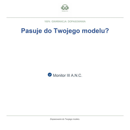 Wymienne gąbki do słuchawek Marshall Monitor III ANC, kompatybilne modele
