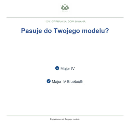 Gąbki do słuchawek Marshall Major IV, wymienne, kompatybilne modele