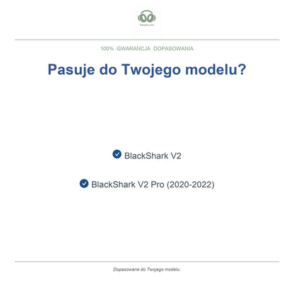 Gąbki do słuchawek Razer BlackShark V2 Series, kompatybilne modele
