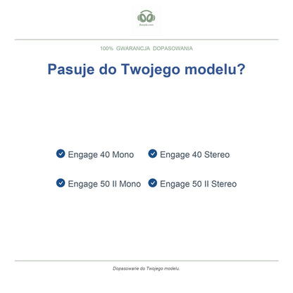 Gąbki do słuchawek Jabra Engage 50 II & 40, kompatybilne modele