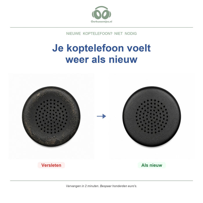 Oorkussens voor Skullcandy Uproar Serie – Geschikt voor Uproar, Uproar Wireless — Before and after