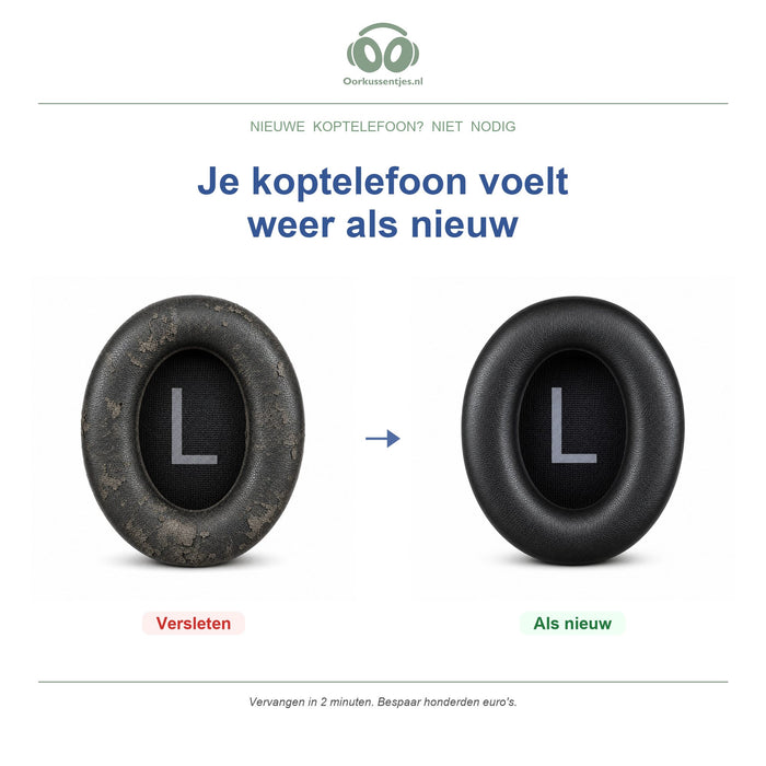 Oorkussens voor Bose NC 700 – Geschikt voor Bose NC 700 — Before and after
