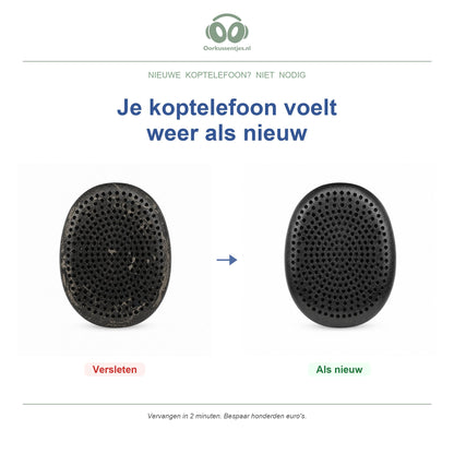 Oorkussens voor Skullcandy Riff Serie – Geschikt voor Riff, Riff Wireless, Riff 2 en meer — Before and after
