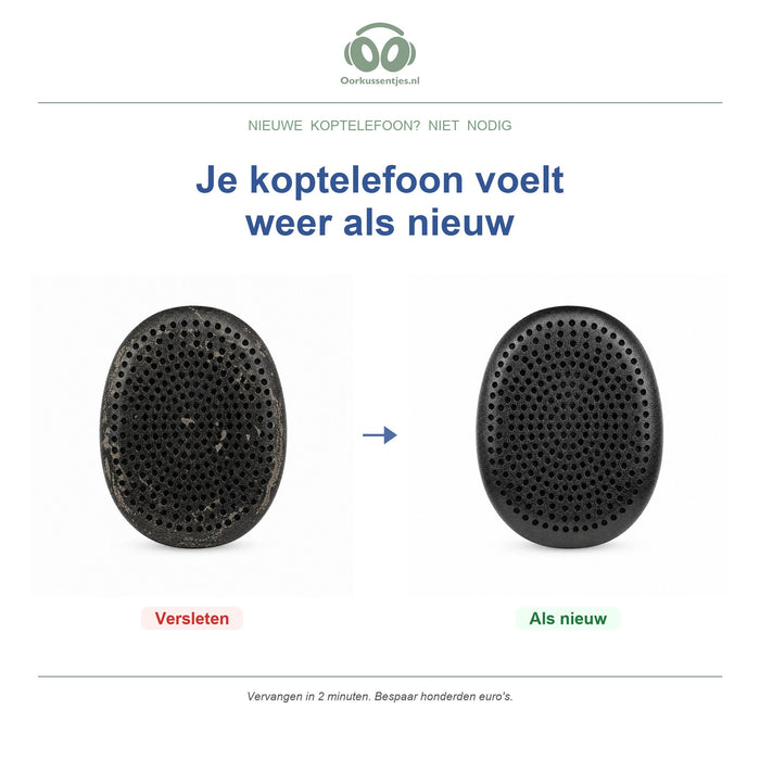 Oorkussens voor Skullcandy Riff Serie – Geschikt voor Riff, Riff Wireless, Riff 2 en meer — Before and after