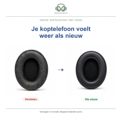 Oorkussens voor Beats Studio Pro – Geschikt voor Beats Studio Pro (A2924, 2023) — Before and after
