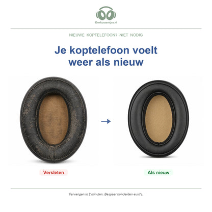 Oorkussens voor Sennheiser Momentum On-Ear – Geschikt voor Momentum On-Ear, Momentum 2.0 On-Ear, HD1 On-Ear — Before and after