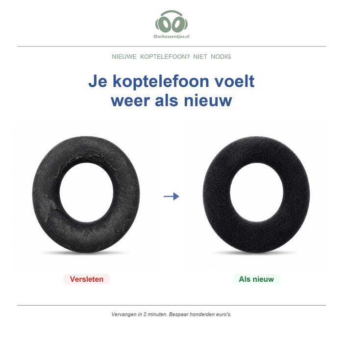 Oorkussens voor Beyerdynamic Amiron Serie – Geschikt voor Amiron Home, Amiron Wireless — Before and after