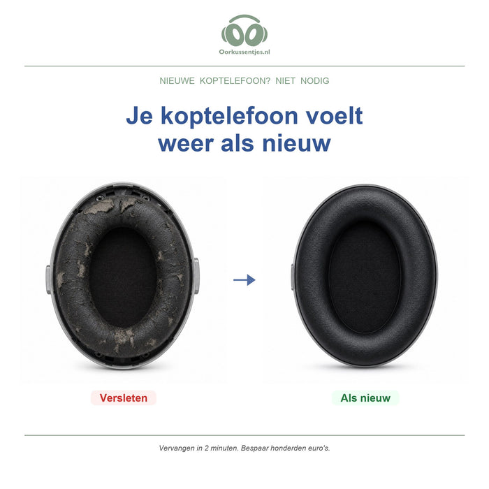 Oorkussens voor HyperX Cloud Orbit Serie – Geschikt voor Cloud Orbit, Cloud Orbit S — Before and after