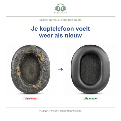 Oorkussens voor Sony WH-1000XM5 – Geschikt voor WH-1000XM5 — Before and after