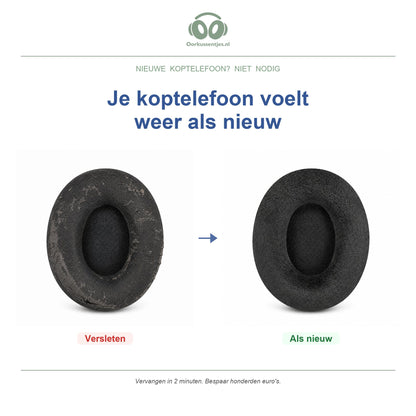 Oorkussens voor Sennheiser HD 600 / 650 Serie – Geschikt voor HD 600, HD 650, HD 660S, HD6XX en meer — Before and after