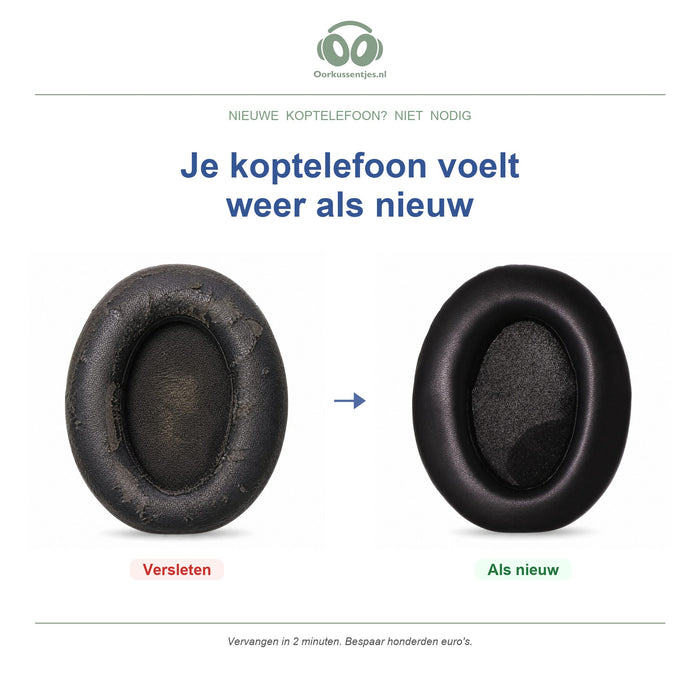 Oorkussens voor Sennheiser Game / PC Serie – Geschikt voor Game One, Game Zero, PC360, PC37X en meer — Before and after