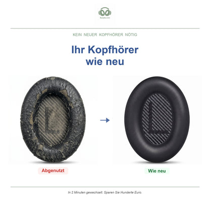 Oorkussens voor Bose QC / AE Serie – Geschikt voor QC25, QC35, QC35 II, AE2 en meer — Before and after