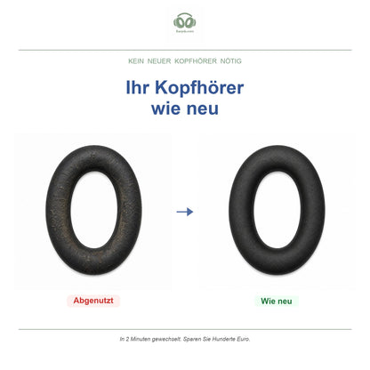 Oorkussens voor Sony MDR-1000X / WH-1000XM2 – Geschikt voor MDR-1000X, WH-1000XM2 — Before and after