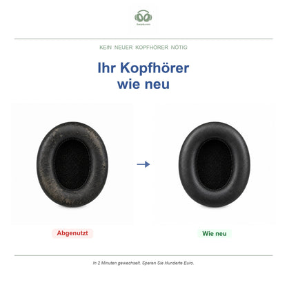 Oorkussens voor Sony MDR Studio Serie – Geschikt voor MDR-7506, MDR-V6, MDR-V7, MDR-CD900ST — Before and after