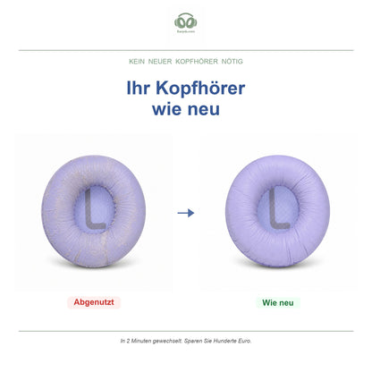 Oorkussens voor JBL Tune On-Ear Serie – Geschikt voor Tune 500BT, Tune 510BT, Tune 660NC, T450BT en meer — Before and after