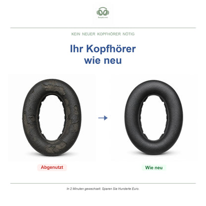 Oorkussens voor Sennheiser Accentum Serie – Geschikt voor Accentum Wireless, Accentum Plus Wireless — Before and after