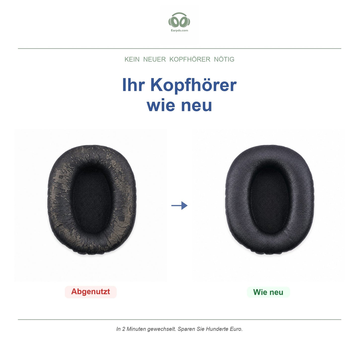 Oorkussens voor Logitech G Pro / G433 Serie – Geschikt voor G Pro X, G Pro X 2, G433 en meer — Before and after
