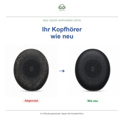 Oorkussens voor Jabra Evolve2 75 Serie – Geschikt voor Evolve2 75, 75 UC, 75 MS — Before and after