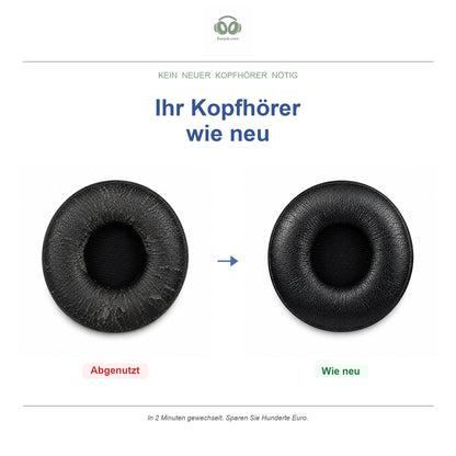 Oorkussens voor Jabra Engage Stereo Serie – Geschikt voor Engage 55, 65, 75 Stereo — Before and after