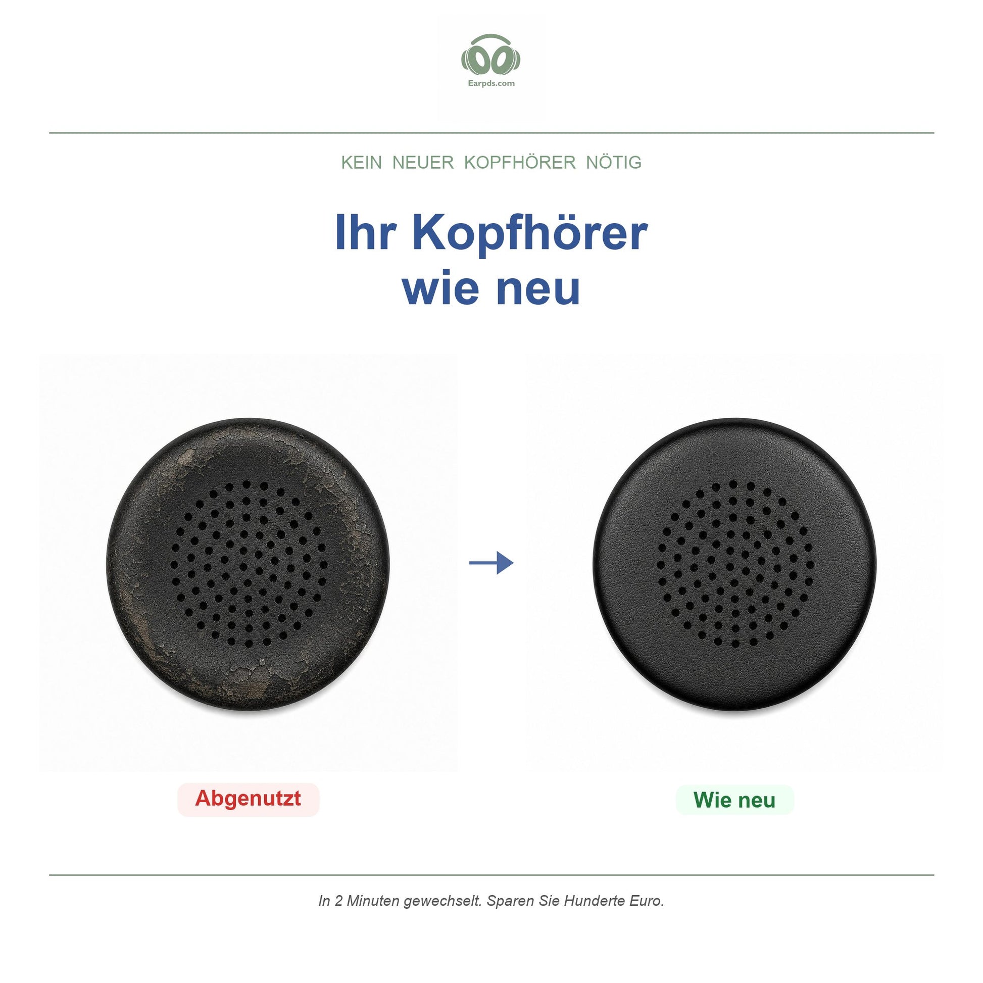 Ohrpolster für Skullcandy Uproar Serie – Passend für Uproar, Uproar Wireless
