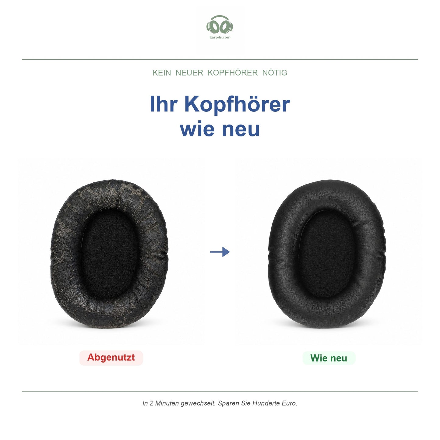Oorkussens voor Razer Barracuda Serie – Geschikt voor Barracuda, Barracuda X, Barracuda X Chroma — Before and after