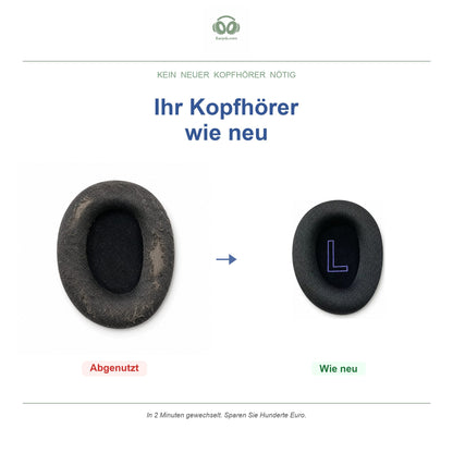 Oorkussens voor Logitech G522 / A20 X – Geschikt voor G522 Lightspeed, A20 X Lightspeed — Before and after