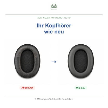 Oorkussens voor Sony WH-1000XM6 – Geschikt voor WH-1000XM6 — Before and after