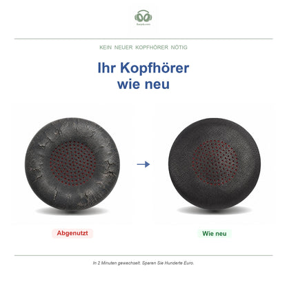 Oorkussens voor Poly Voyager Focus UC – Geschikt voor Voyager Focus UC, B825 — Before and after