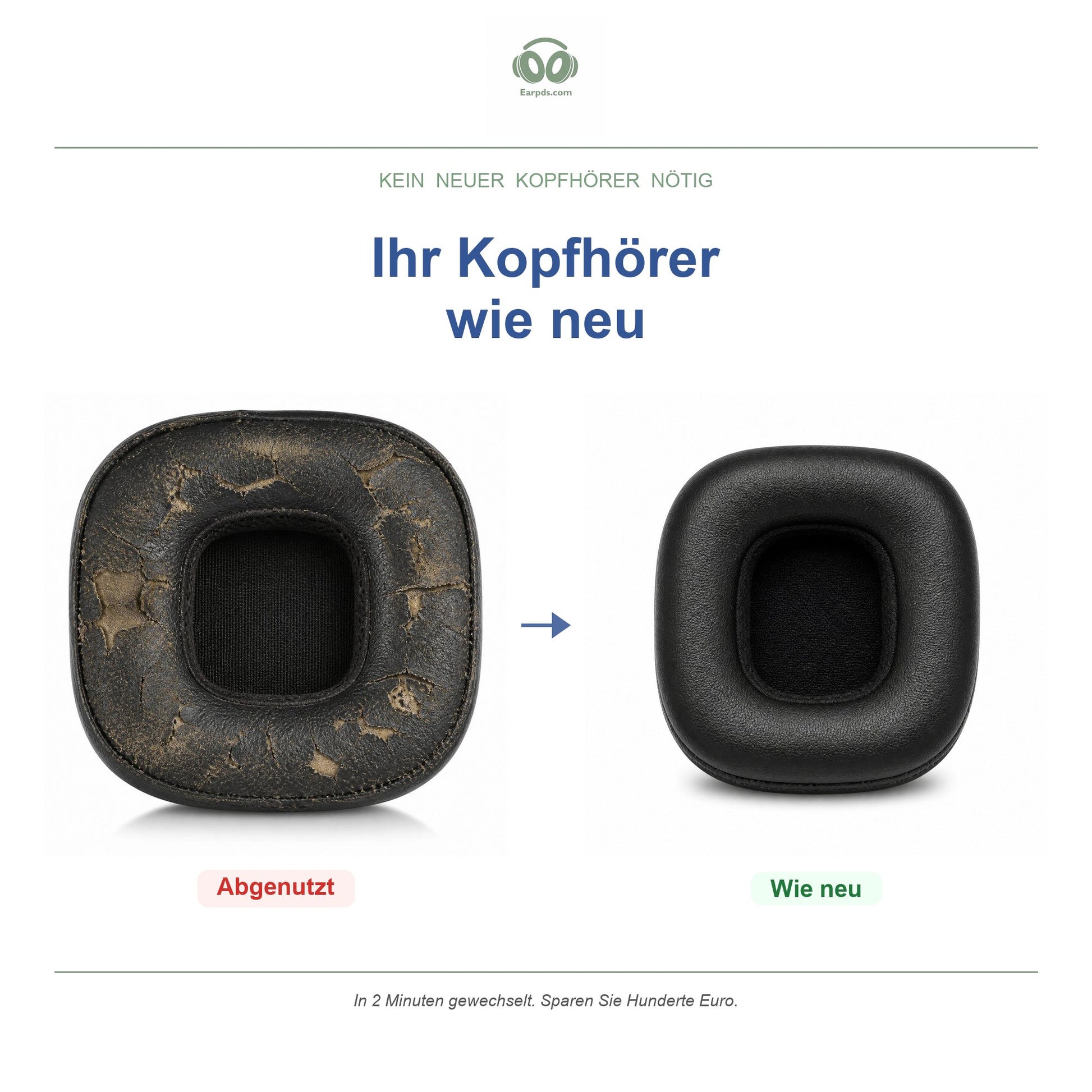 Ohrpolster für Marshall Mid Bluetooth – Passend für Marshall Mid Bluetooth