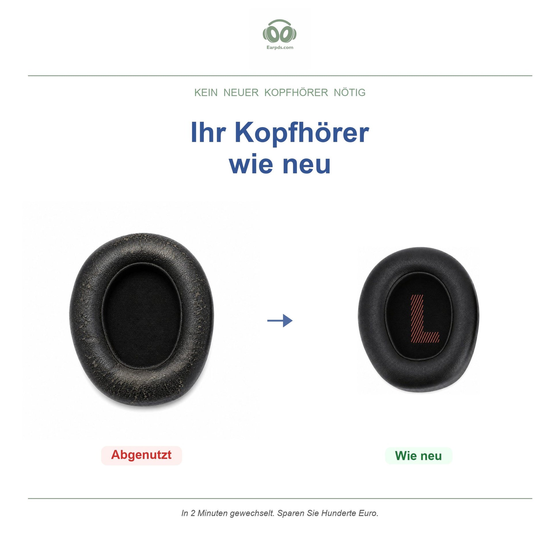 Ohrpolster für JBL Quantum 400 – Passend für JBL Quantum 400