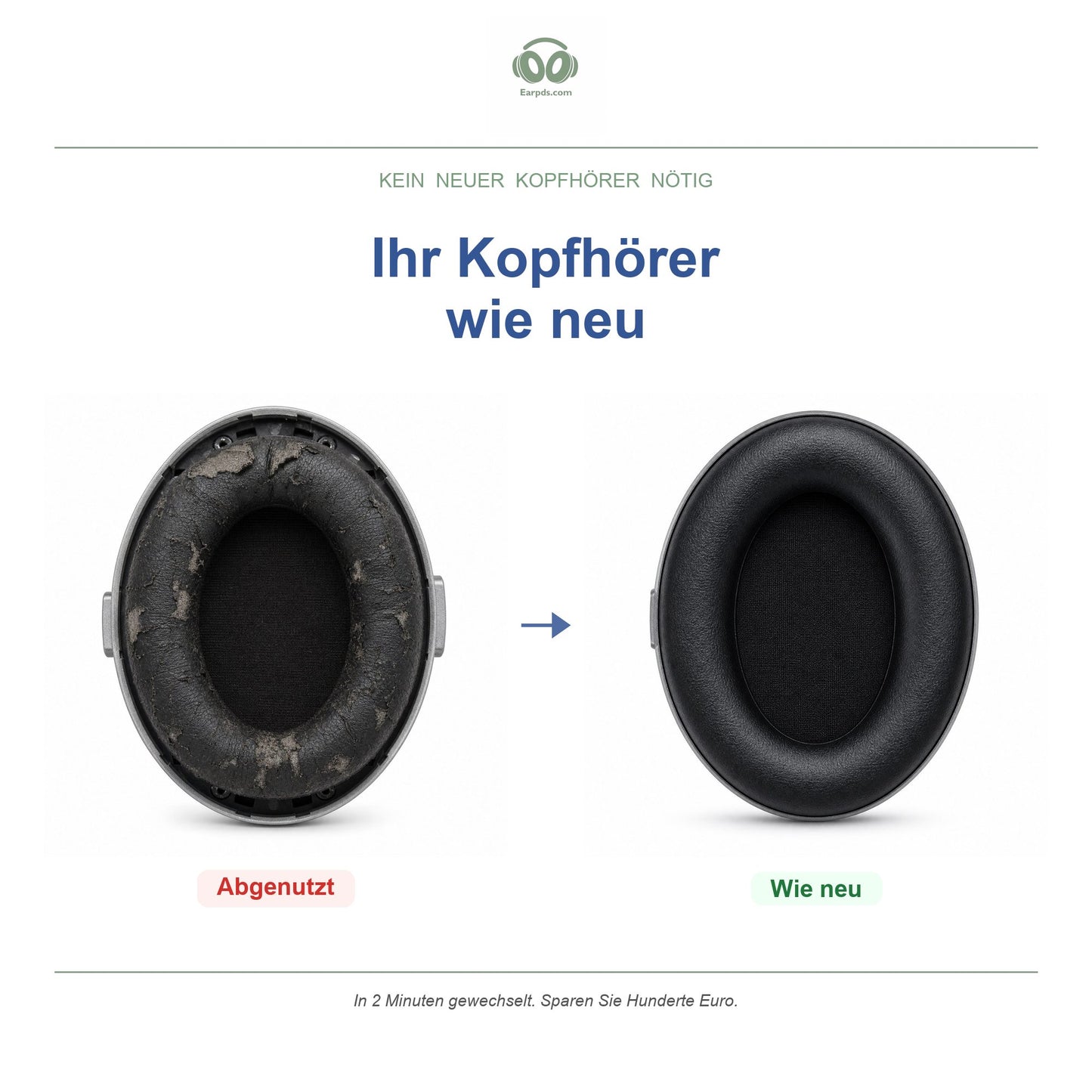 Oorkussens voor HyperX Cloud Orbit Serie – Geschikt voor Cloud Orbit, Cloud Orbit S — Before and after