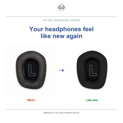 Oorkussens voor Logitech G733 / G535 Serie – Geschikt voor G733, G535, G335 — Before and after