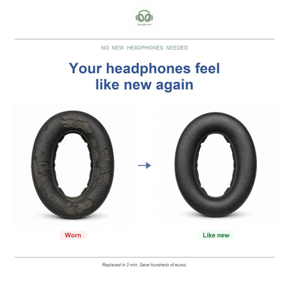 Oorkussens voor Sennheiser Accentum Serie – Geschikt voor Accentum Wireless, Accentum Plus Wireless — Before and after