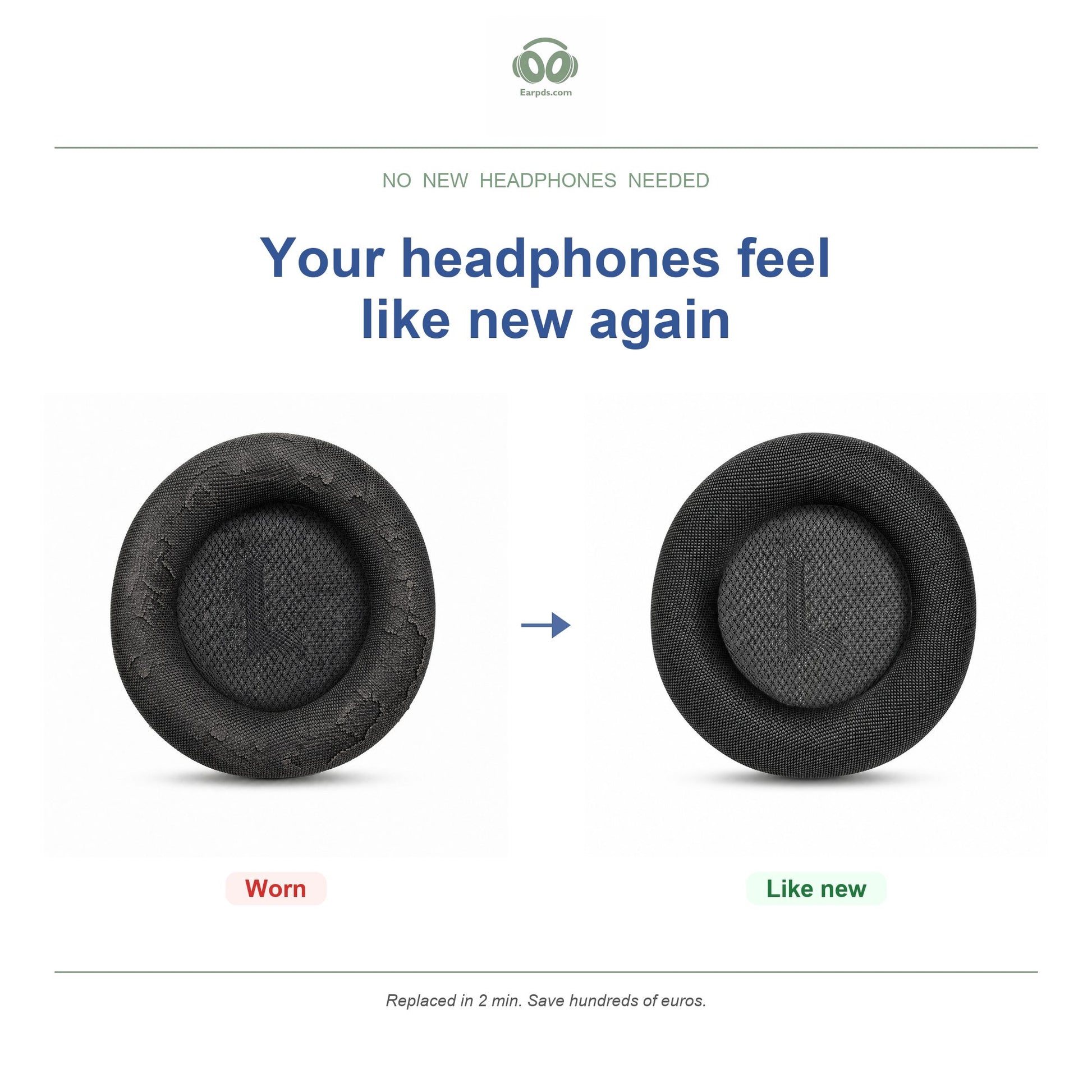Replacement ear pads for Corsair Virtuoso Max – Fit for Corsair Virtuoso Max