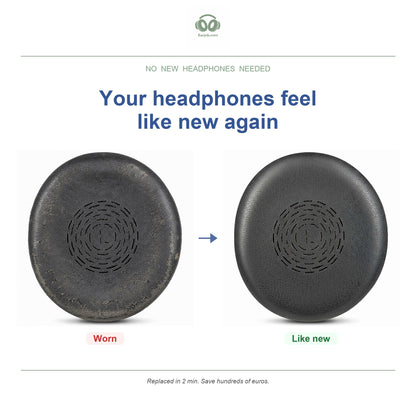 Oorkussens voor Jabra Evolve2 50 / 55 Serie – Geschikt voor Evolve2 50, Evolve2 55, Evolve2 50 UC en meer — Before and after