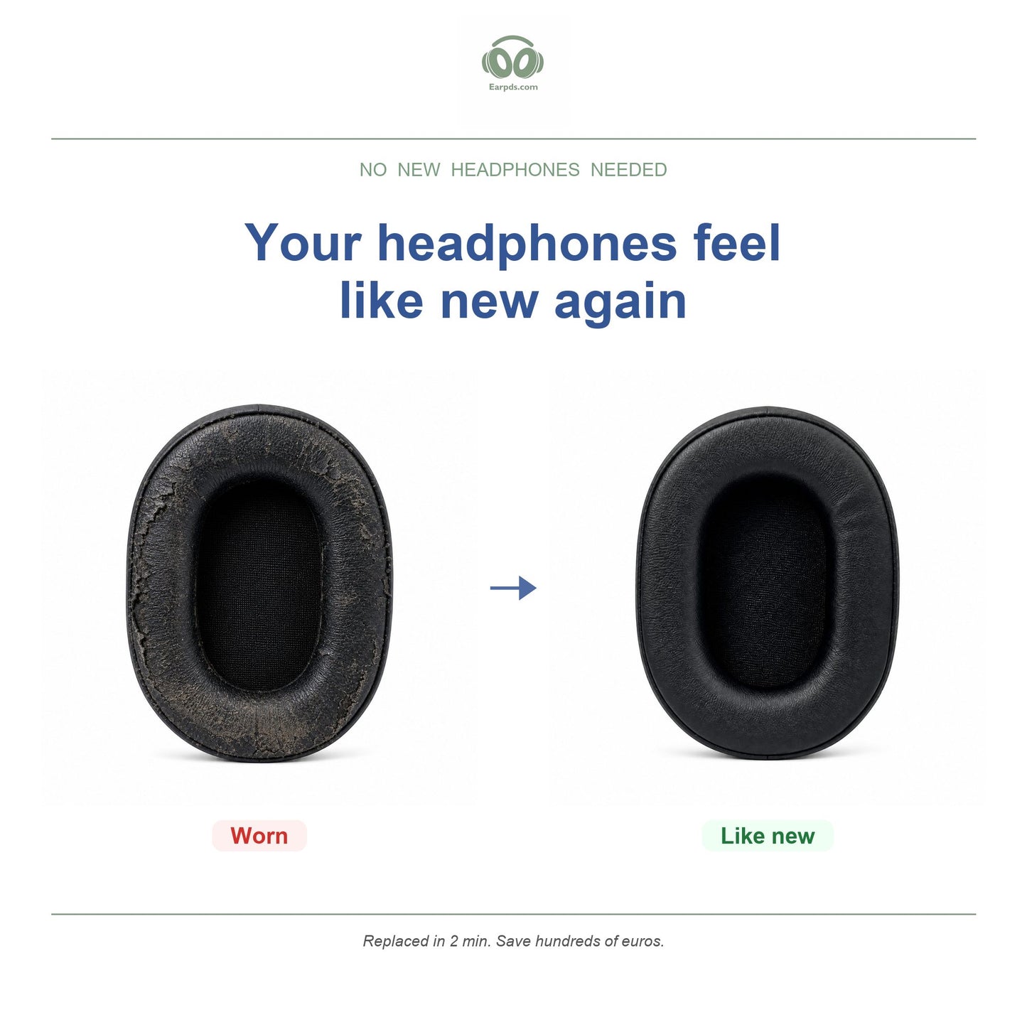 Oorkussens voor Razer Opus Serie – Geschikt voor Razer Opus, Opus X — Before and after