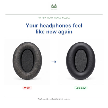 Oorkussens voor Sony WH-1000XM3 – Geschikt voor WH-1000XM3 — Before and after