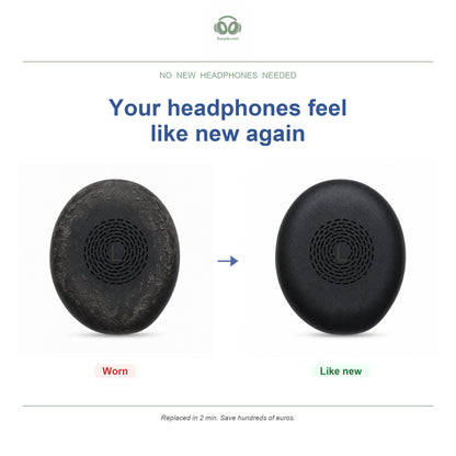Oorkussens voor Jabra Evolve2 75 Serie – Geschikt voor Evolve2 75, 75 UC, 75 MS — Before and after