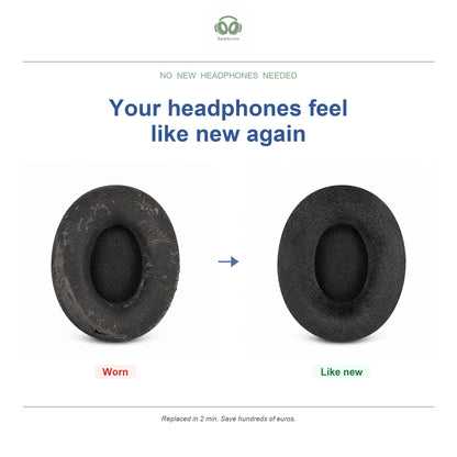 Oorkussens voor Sennheiser HD 600 / 650 Serie – Geschikt voor HD 600, HD 650, HD 660S, HD6XX en meer — Before and after