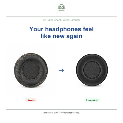 Ear pads for AKG K181 / K181 DJ / K181 DJ UE, before and after